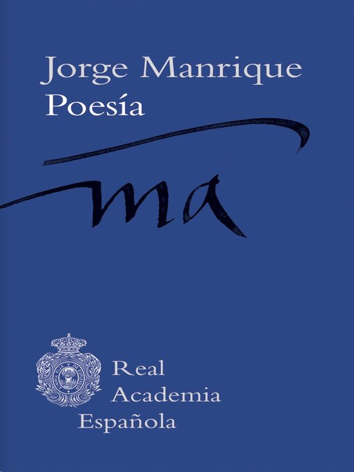 Title details for Jorge Manrique. Poesía (Adobe PDF) by Jorge Manrique - Available
